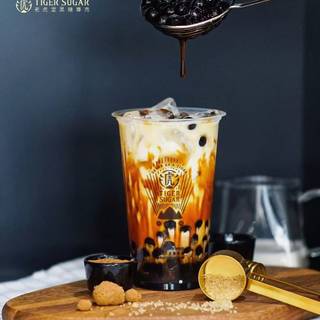 Tiger boba wallpaper