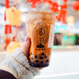 Tiger boba wallpaper