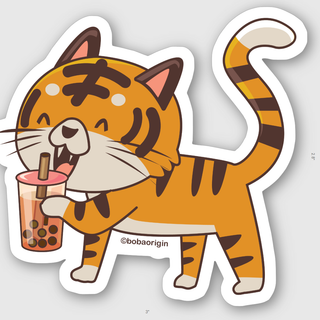 Tiger boba wallpaper