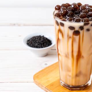 Tiger boba wallpaper