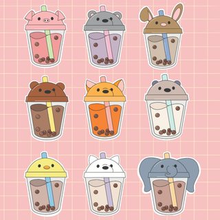 Tiger boba wallpaper