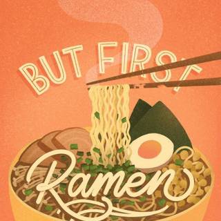 Cute ramen wallpaper
