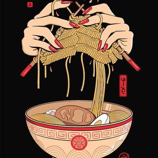 Cute ramen wallpaper
