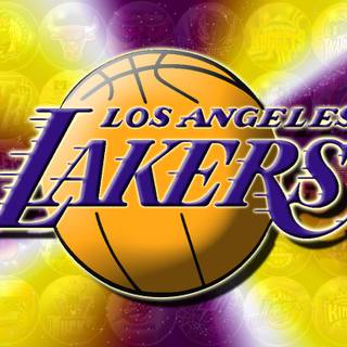 Los Angeles Lakers logo wallpaper