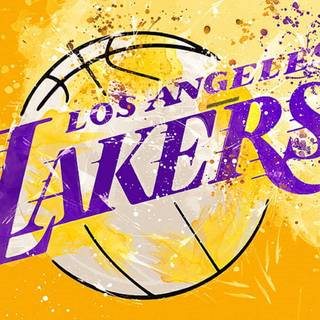 Los Angeles Lakers logo wallpaper