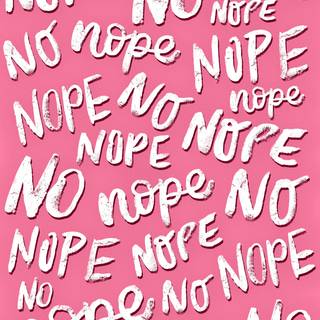 No Means No wallpaper