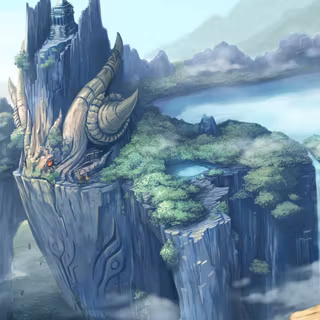 Illustration fantasy world 4k wallpaper