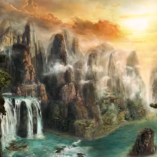 Illustration fantasy world 4k wallpaper