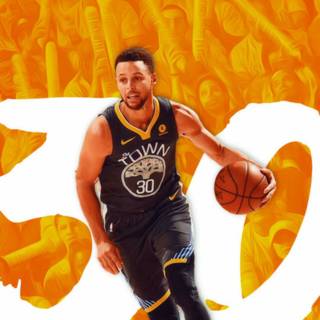 Steph Curry basketball iPhone wallpaper