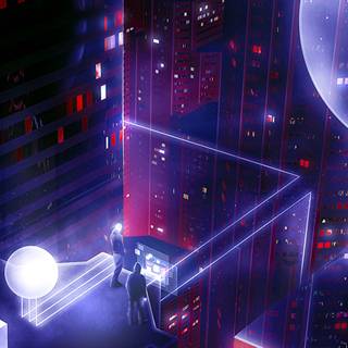 Cyberpunk ultrawide wallpaper