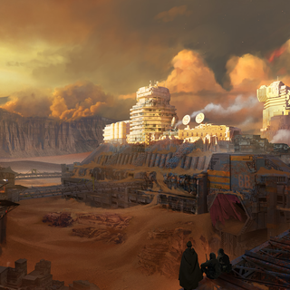 Desert City wallpaper