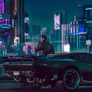 Cyberpunk ultrawide wallpaper