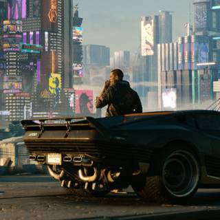Cyberpunk ultrawide wallpaper