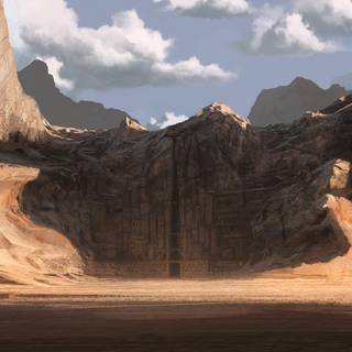 Desert City wallpaper