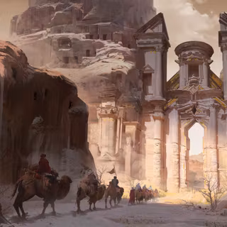 Desert City wallpaper