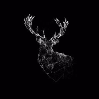 Dark deer wallpaper