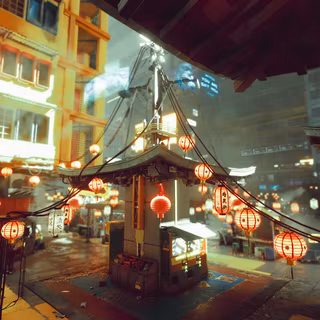 Cyberpunk ultrawide wallpaper