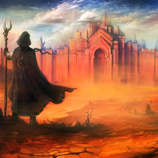 Desert City wallpaper