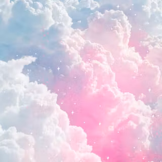 Kawaii clouds wallpaper