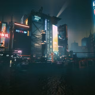 Cyberpunk ultrawide wallpaper