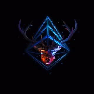 Dark deer wallpaper