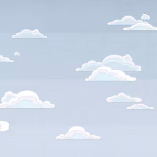 Kawaii clouds wallpaper