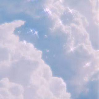 Kawaii clouds wallpaper