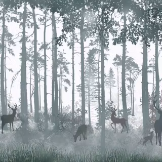 Dark deer wallpaper