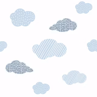 Kawaii clouds wallpaper