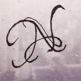 Cute letter N wallpaper