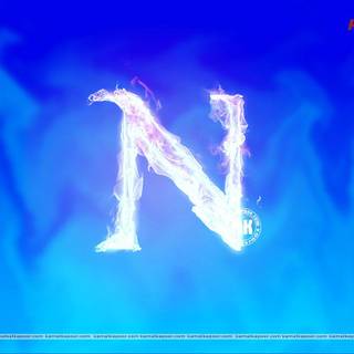 Cute letter N wallpaper