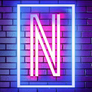 Cute letter N wallpaper