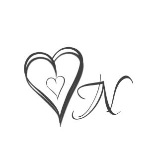 Cute letter N wallpaper