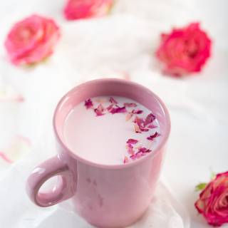 Rose milk wallpaper