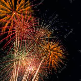 Firework crackle wallpaper