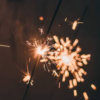Firework crackle wallpaper