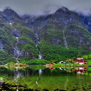 Norway springtime wallpaper