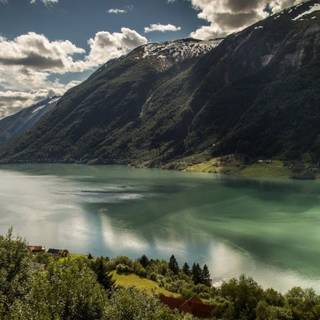 Norway springtime wallpaper