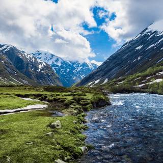Norway springtime wallpaper
