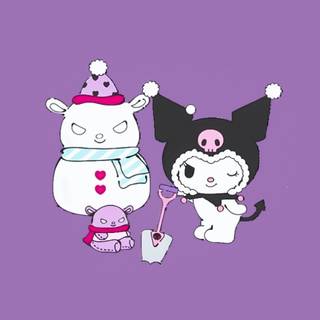 Summer Kuromi wallpaper