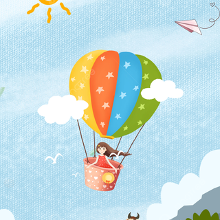 Spring balloon wallpaper