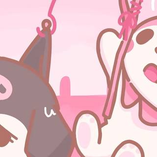 Summer Kuromi wallpaper