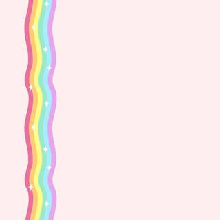 Rainbow summer collage wallpaper