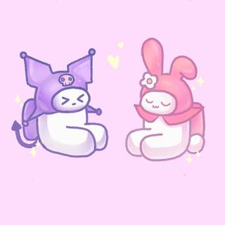 Summer Kuromi wallpaper