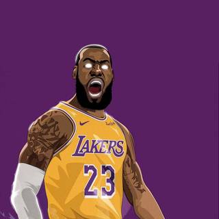 Lebron Lakers 2023 wallpaper