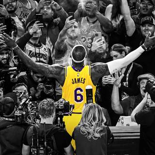 Lebron Lakers 2023 wallpaper