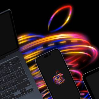 Apple logo 2023 PC wallpaper