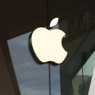 Apple logo 2023 PC wallpaper