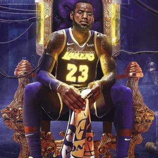 Lebron Lakers 2023 wallpaper
