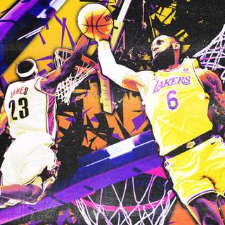 Lebron Lakers 2023 wallpaper